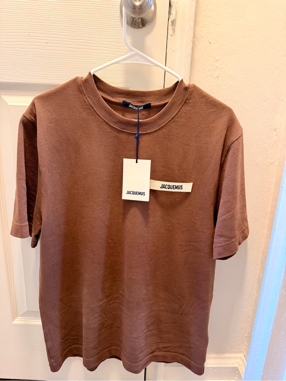 Jacquemus Brown Short-Sleeve Crewneck Tee